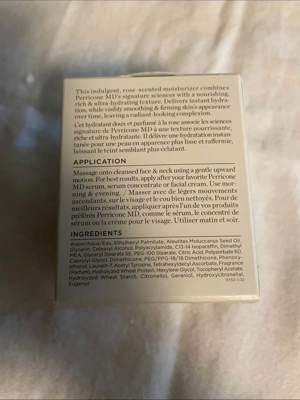 Perricone MD Cream Face Finishing & Firming Moisturizer - Cream White